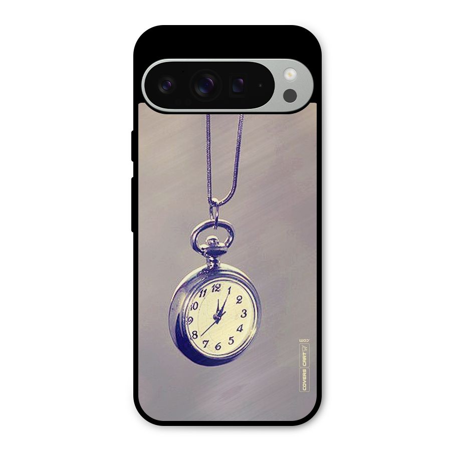Clock Locket Metal Back Case for Google Pixel 9 Pro XL