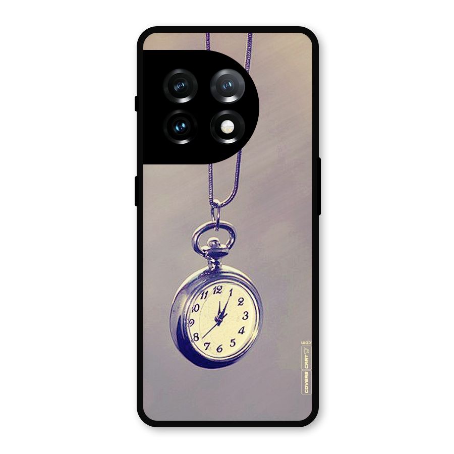 Clock Locket Metal Back Case for OnePlus 11