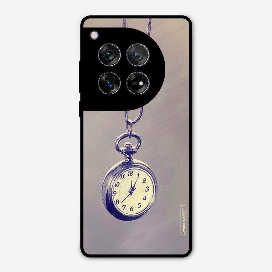Clock Locket Metal Back Case for OnePlus 12
