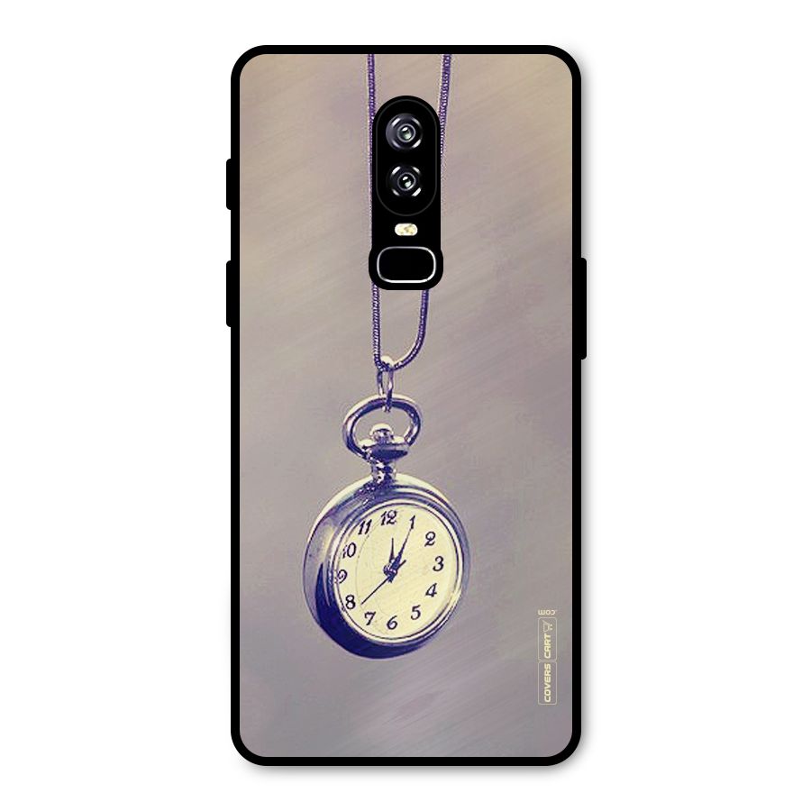 Clock Locket Metal Back Case for OnePlus 6