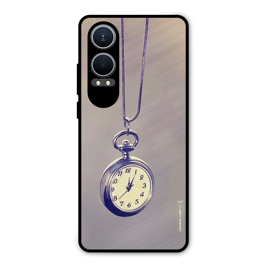 Clock Locket Metal Back Case for OnePlus Nord CE4 Lite