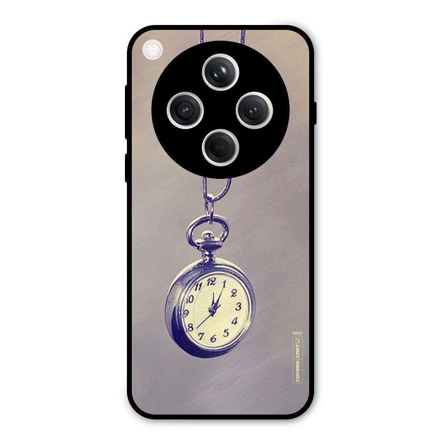 Clock Locket Metal Back Case for Oppo Find X8