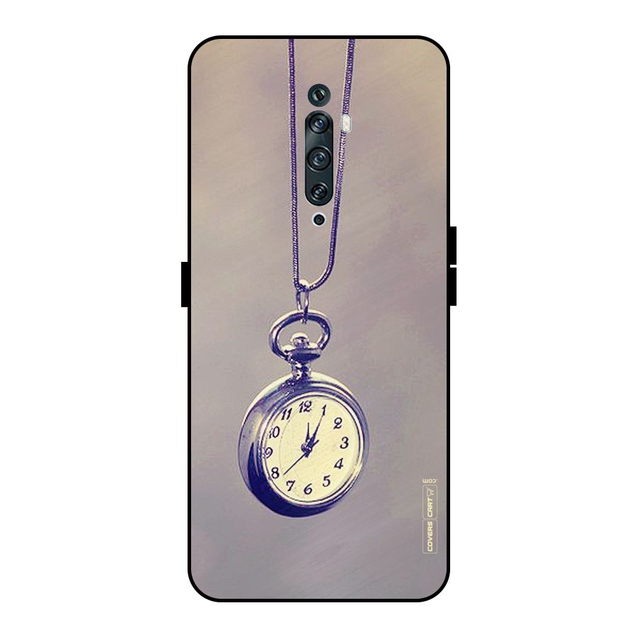 Clock Locket Metal Back Case for Oppo Reno2 Z