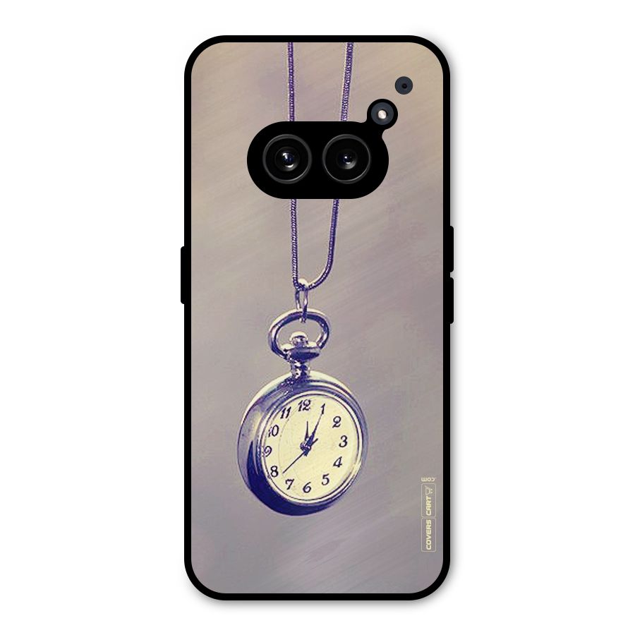Clock Locket Metal Back Case for Nothing Phone 2a