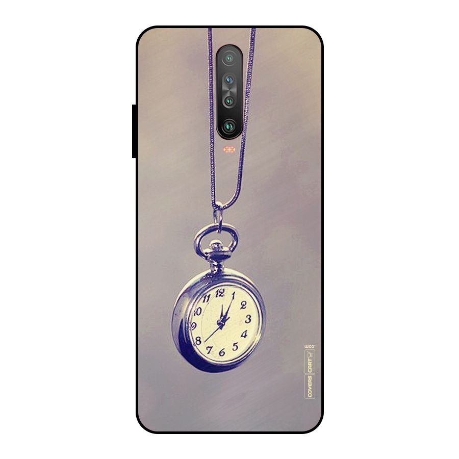 Clock Locket Metal Back Case for Poco X2