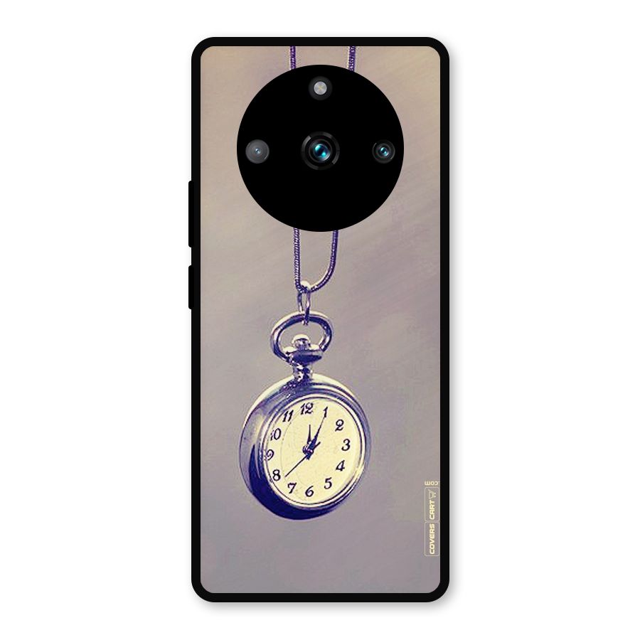 Clock Locket Metal Back Case for Realme 11 Pro