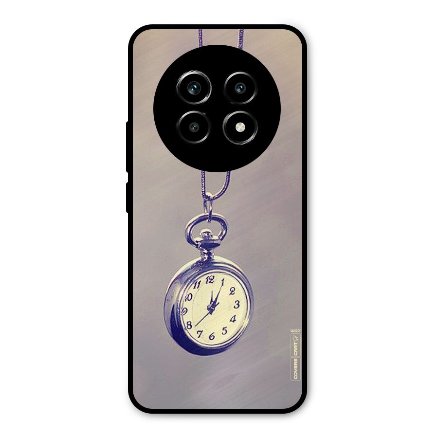 Clock Locket Metal Back Case for Realme 13 Pro