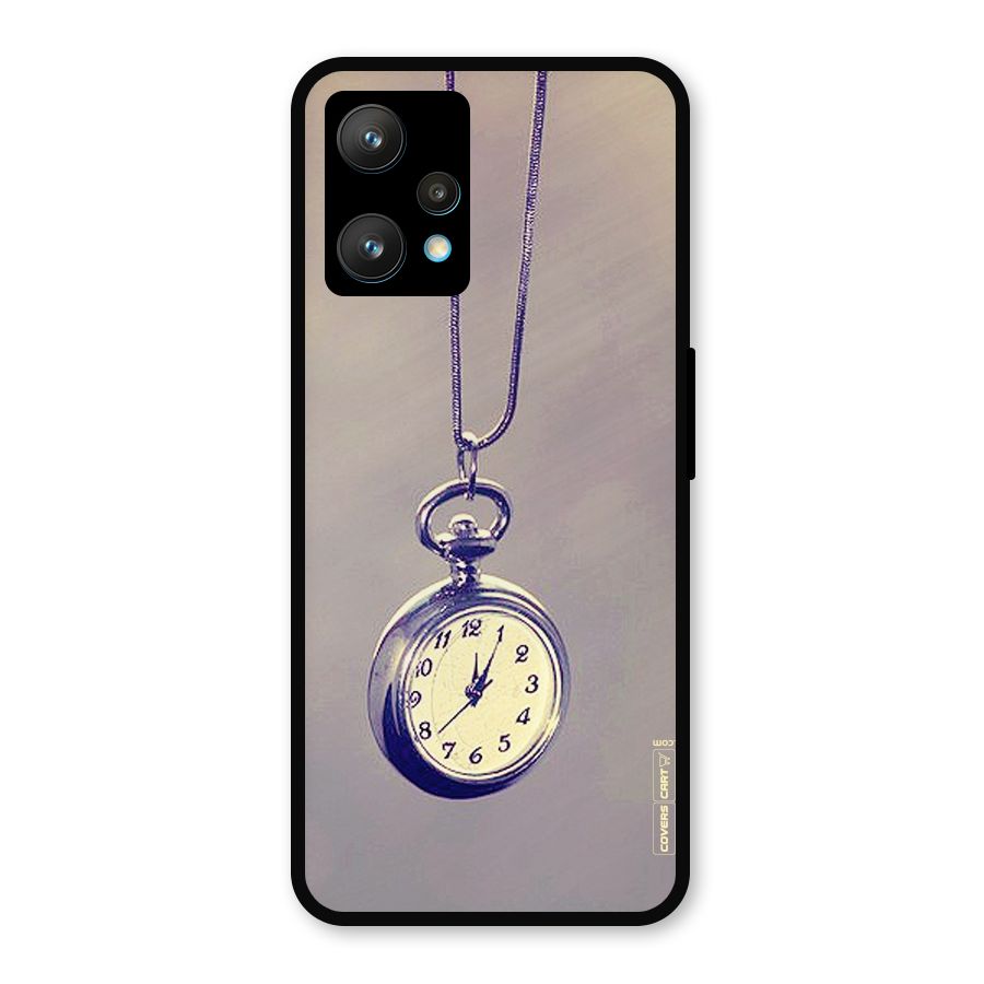 Clock Locket Metal Back Case for Realme Narzo 50 Pro