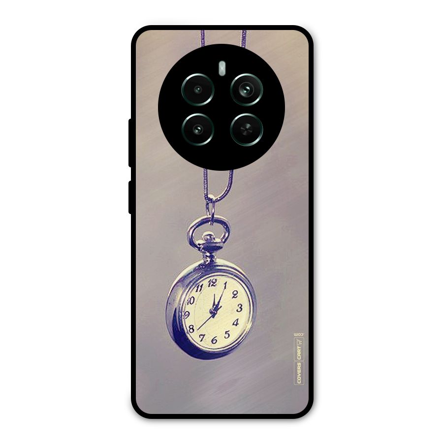 Clock Locket Metal Back Case for Realme Narzo 70 Pro