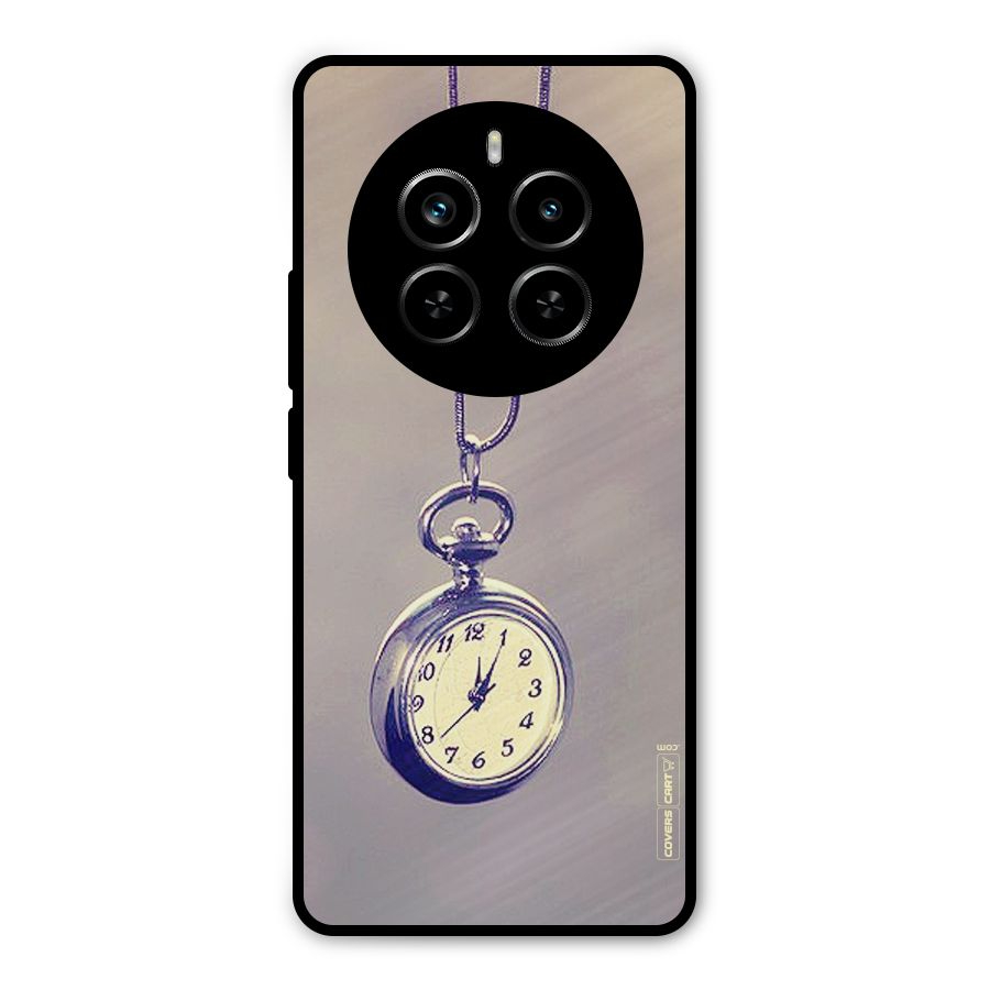 Clock Locket Metal Back Case for Realme P1 Pro