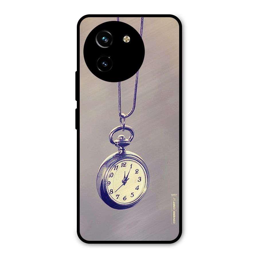 Clock Locket Metal Back Case for Vivo T3x