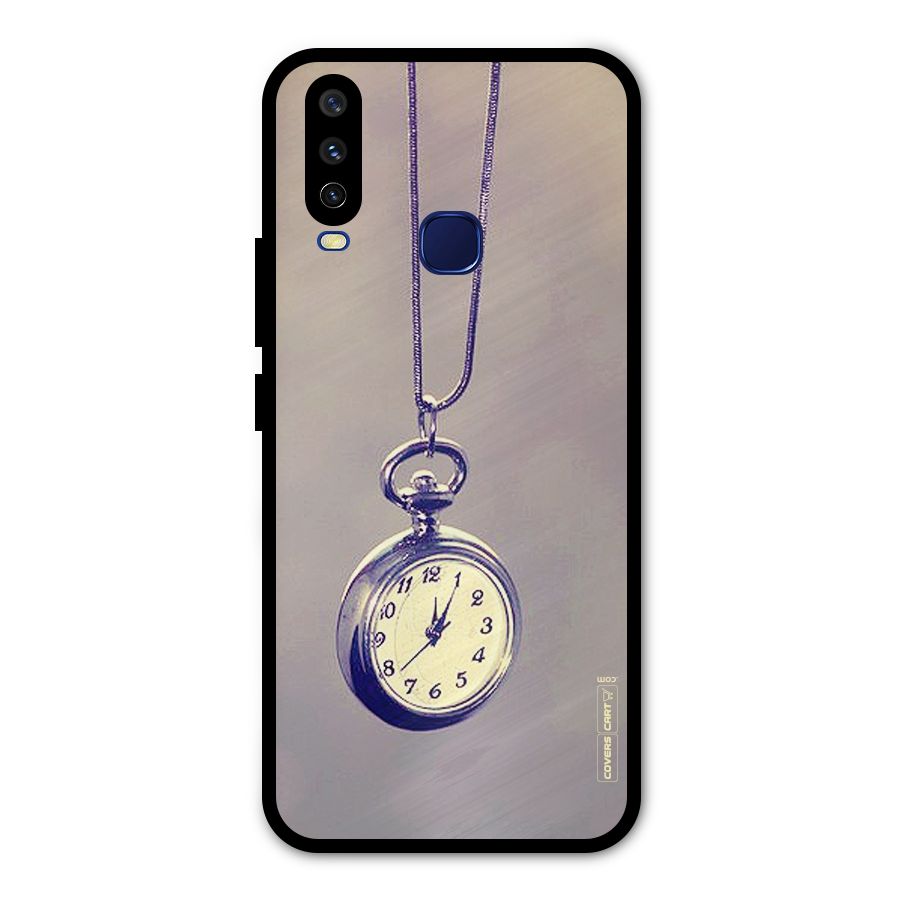 Clock Locket Metal Back Case for Vivo V17