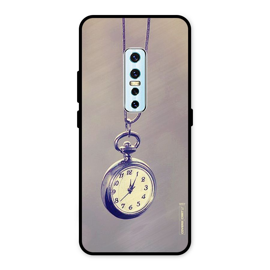 Clock Locket Metal Back Case for Vivo V17 Pro