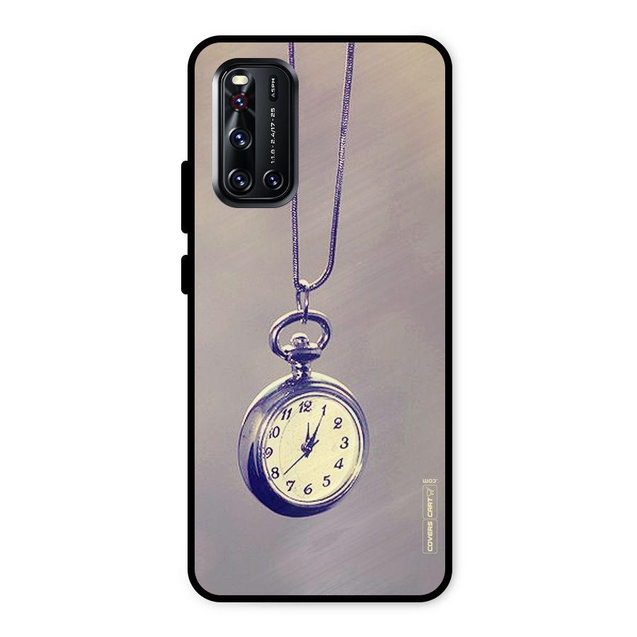 Clock Locket Metal Back Case for Vivo V19