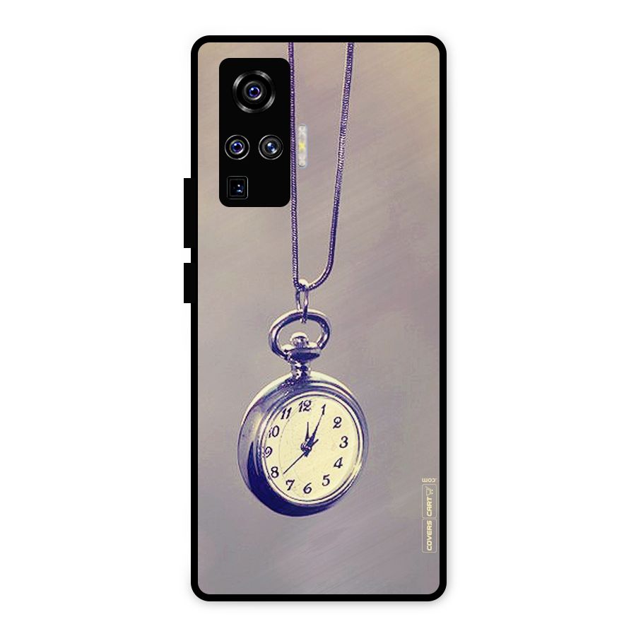 Clock Locket Metal Back Case for Vivo X50 Pro
