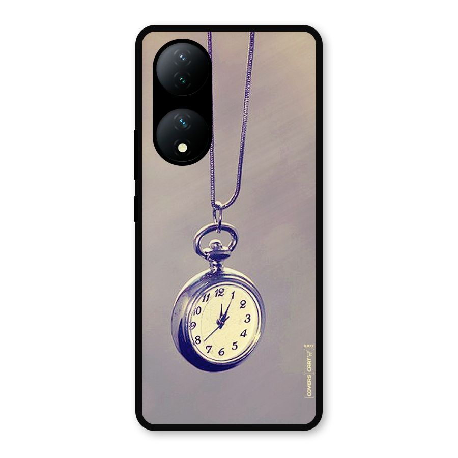 Clock Locket Metal Back Case for Vivo Y100