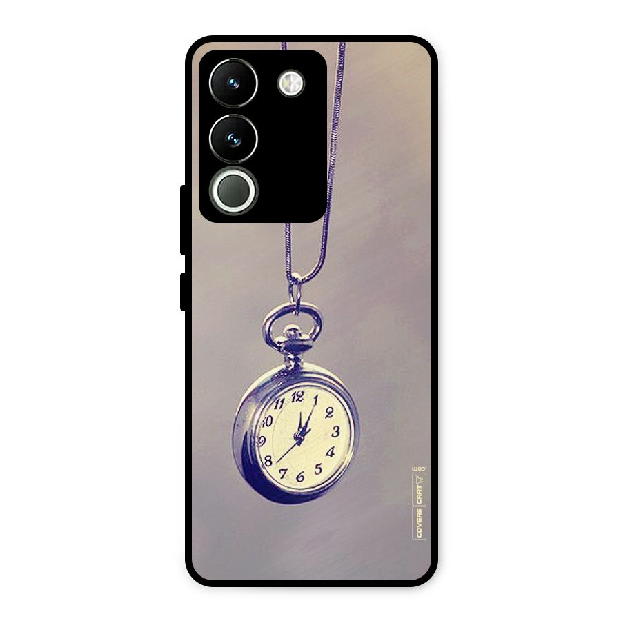 Clock Locket Metal Back Case for Vivo Y200