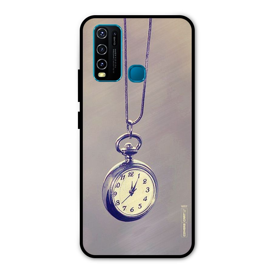 Clock Locket Metal Back Case for Vivo Y50