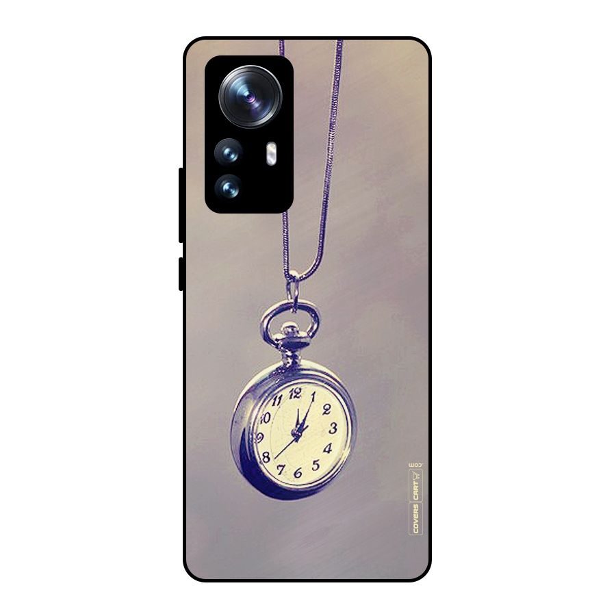 Clock Locket Metal Back Case for Xiaomi 12 Pro