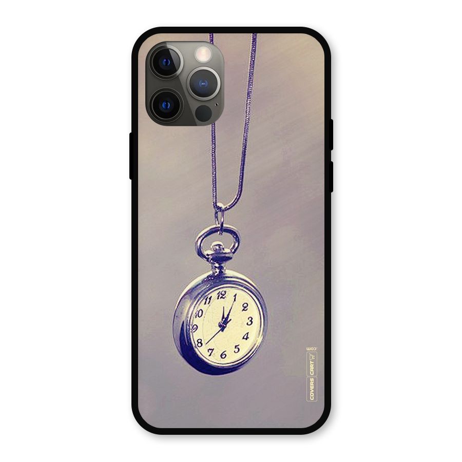 Clock Locket Metal Back Case for iPhone 12 Pro