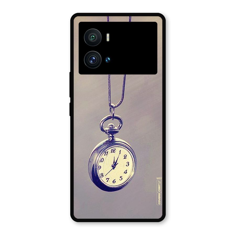 Clock Locket Metal Back Case for iQOO 9 Pro