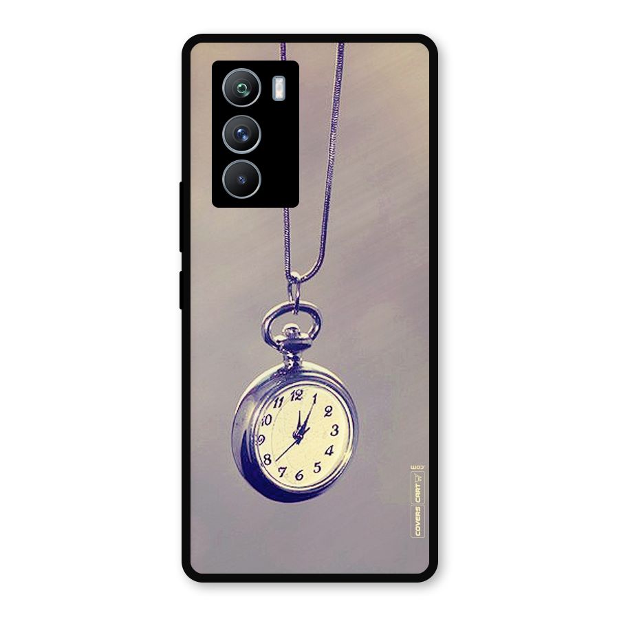 Clock Locket Metal Back Case for iQOO 9 SE