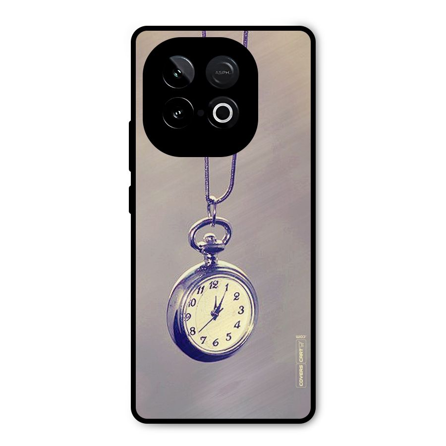 Clock Locket Metal Back Case for iQOO Neo 10