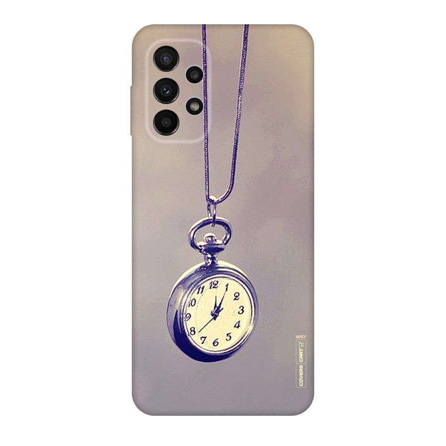 Clock Locket Original Polycarbonate Back Case for Galaxy A23
