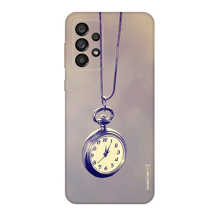 Clock Locket Original Polycarbonate Back Case for Galaxy A73 5G