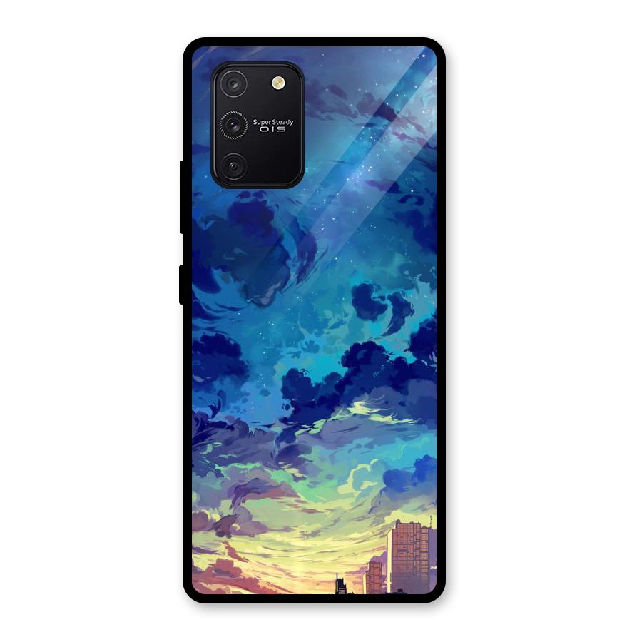 Cloud Art Glass Back Case for Galaxy S10 Lite