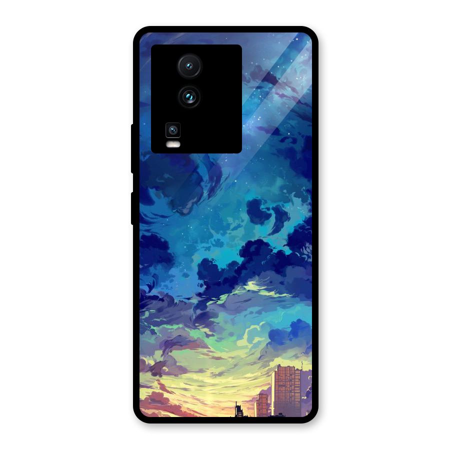 Cloud Art Glass Back Case for Vivo iQOO Neo 7