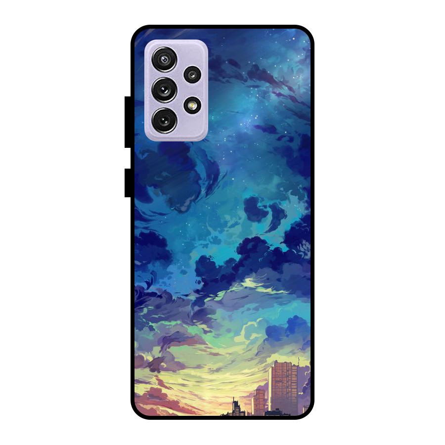 Cloud Art Metal Back Case for Galaxy A72