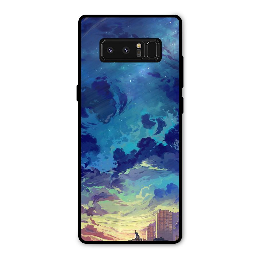 Cloud Art Metal Back Case for Galaxy Note 8