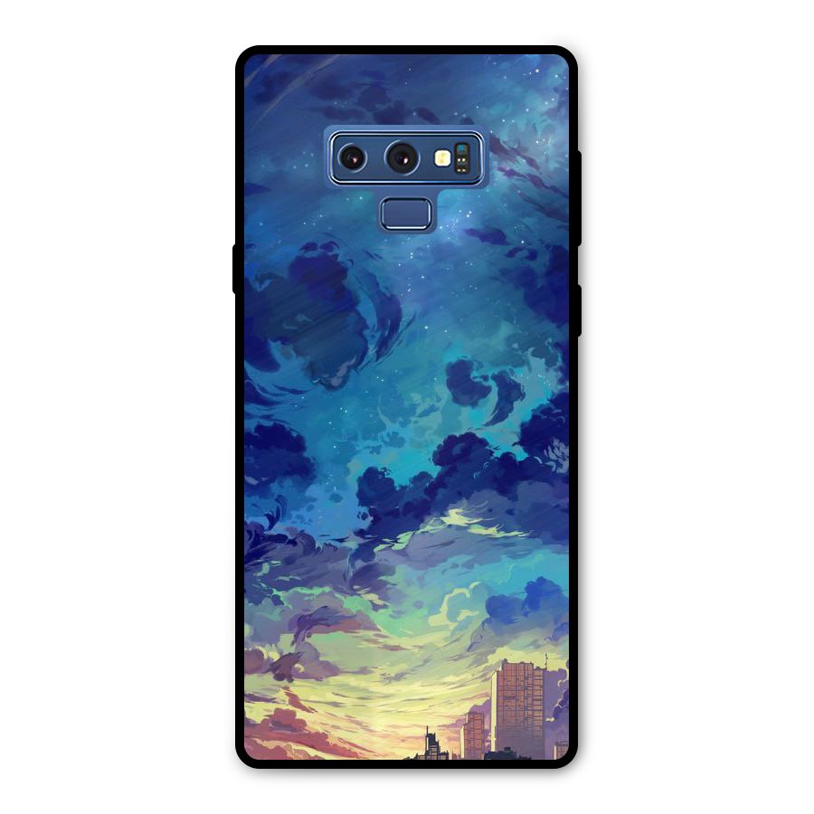 Cloud Art Metal Back Case for Galaxy Note 9