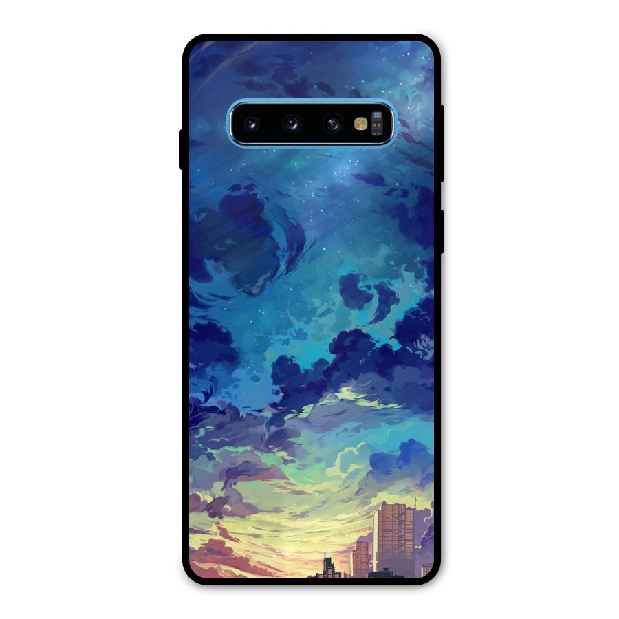 Cloud Art Metal Back Case for Galaxy S10