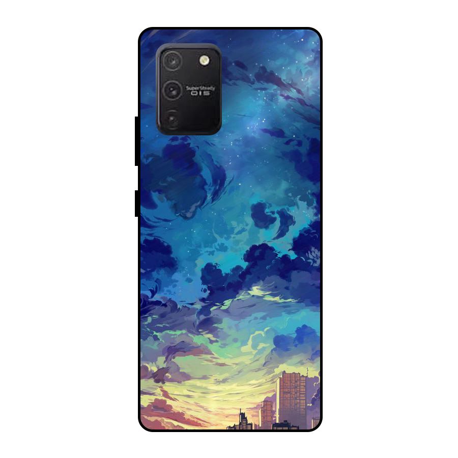 Cloud Art Metal Back Case for Galaxy S10 Lite