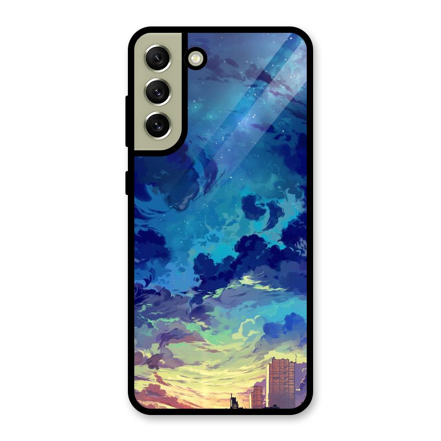 Cloud Art Metal Back Case for Galaxy S21 FE 5G (2023)