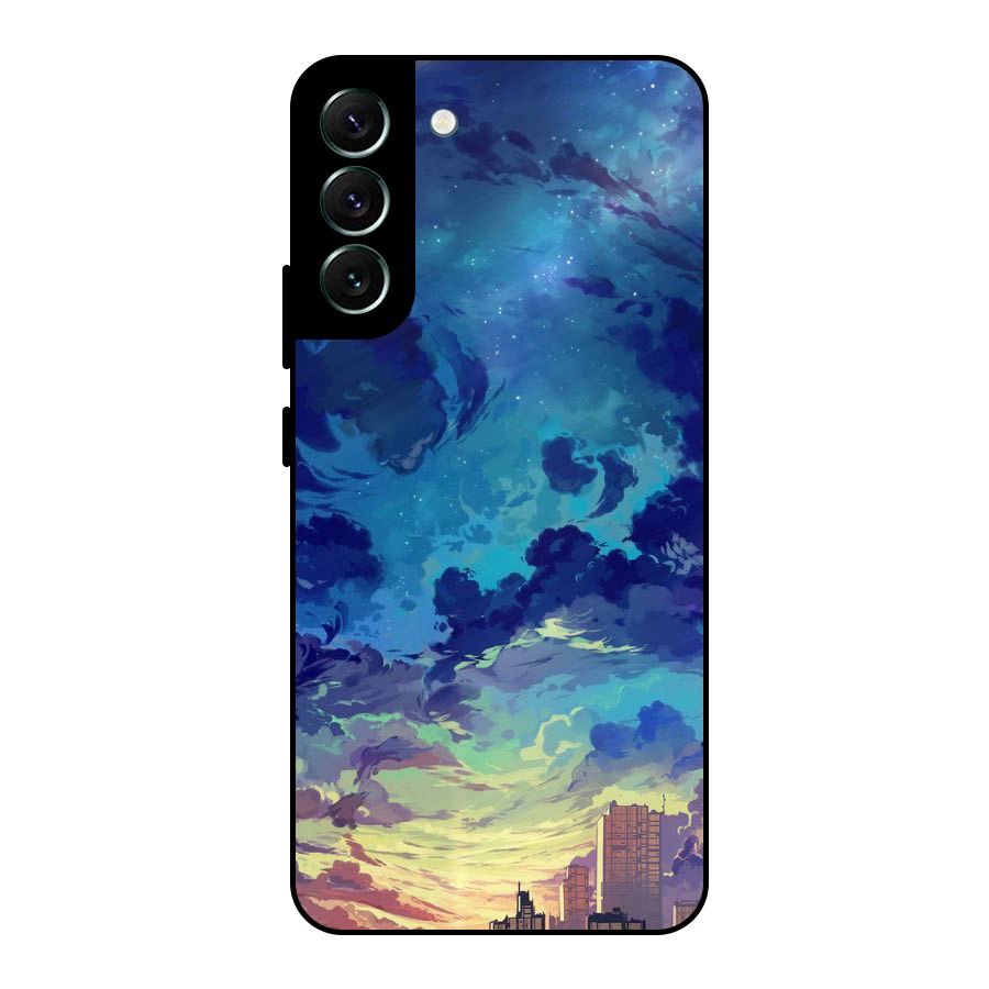 Cloud Art Metal Back Case for Galaxy S22 Plus 5G
