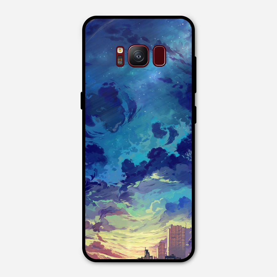 Cloud Art Metal Back Case for Galaxy S8