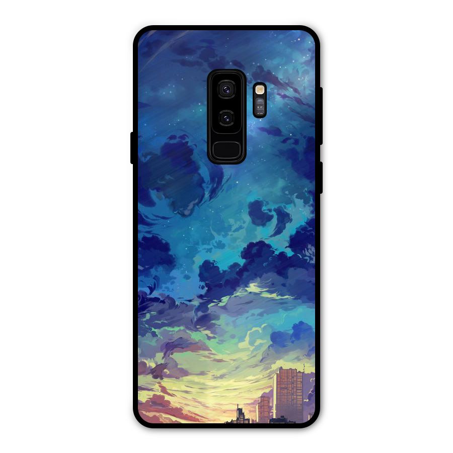 Cloud Art Metal Back Case for Galaxy S9 Plus