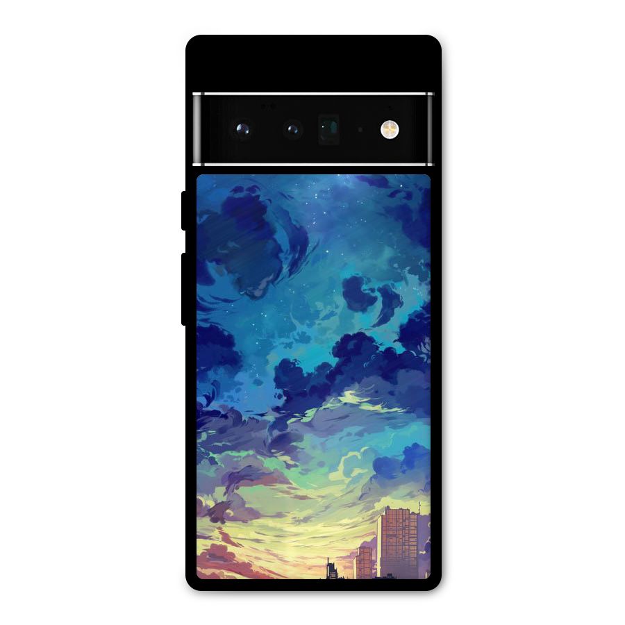 Cloud Art Metal Back Case for Google Pixel 6 Pro