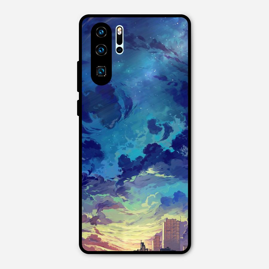 Cloud Art Metal Back Case for Huawei P30 Pro