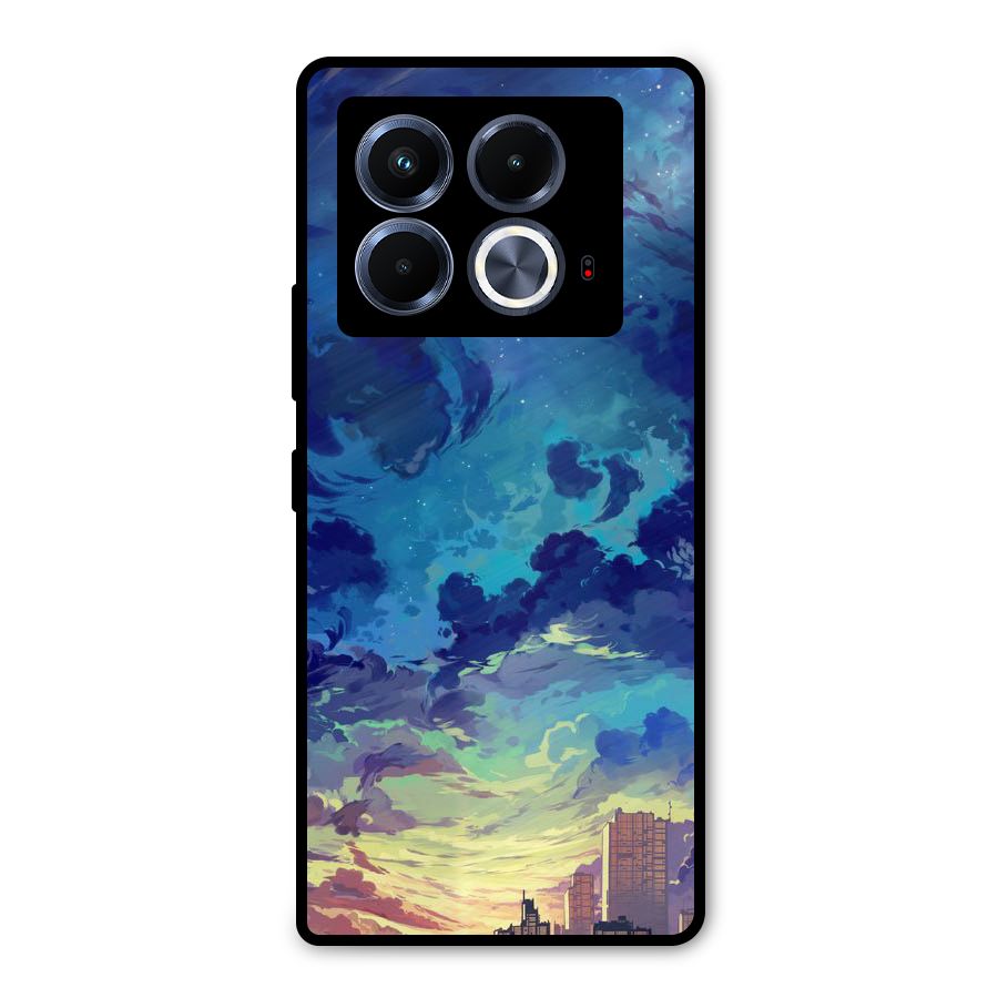 Cloud Art Metal Back Case for Infinix Note 40 5G