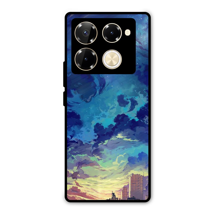 Cloud Art Metal Back Case for Infinix Note 40 Pro Plus