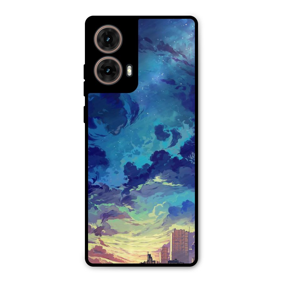 Cloud Art Metal Back Case for Moto G85