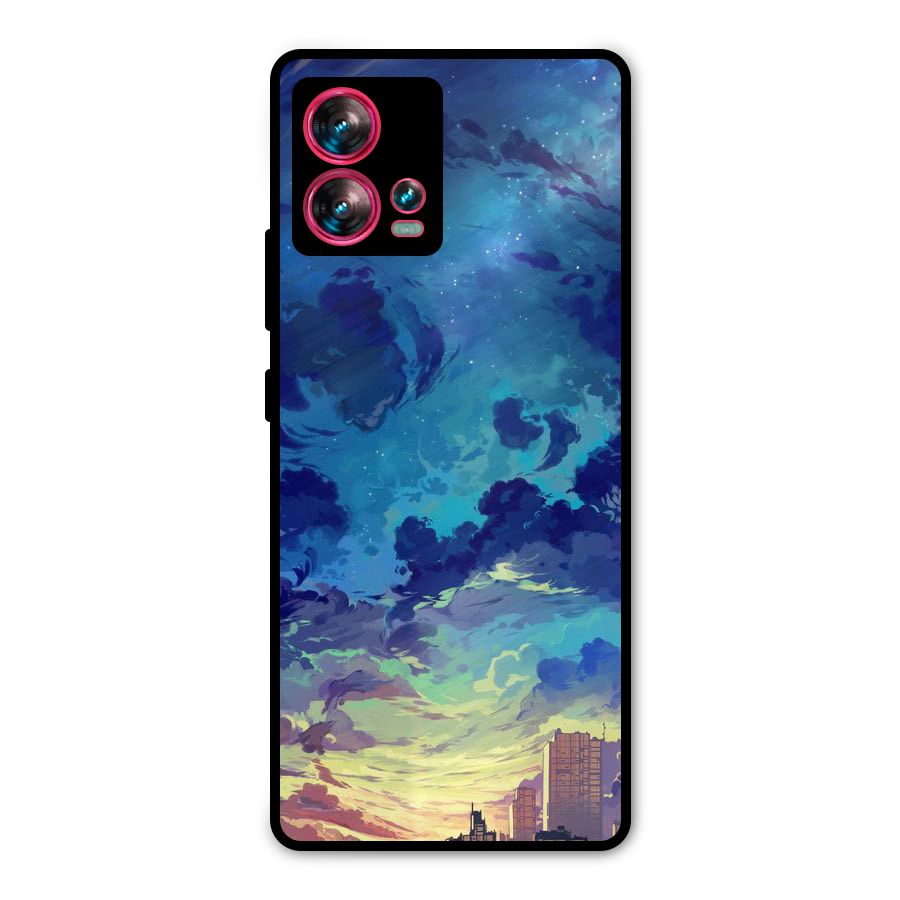 Cloud Art Metal Back Case for Motorola Edge 30 Fusion