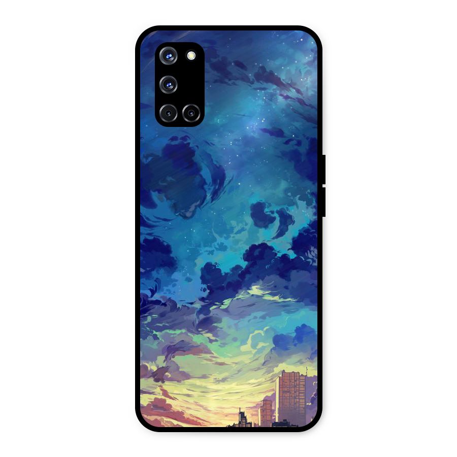 Cloud Art Metal Back Case for Oppo A52