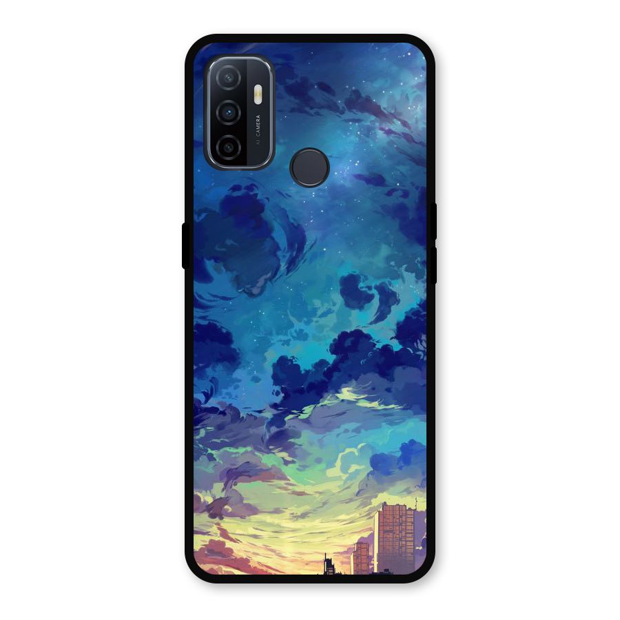 Cloud Art Metal Back Case for Oppo A53