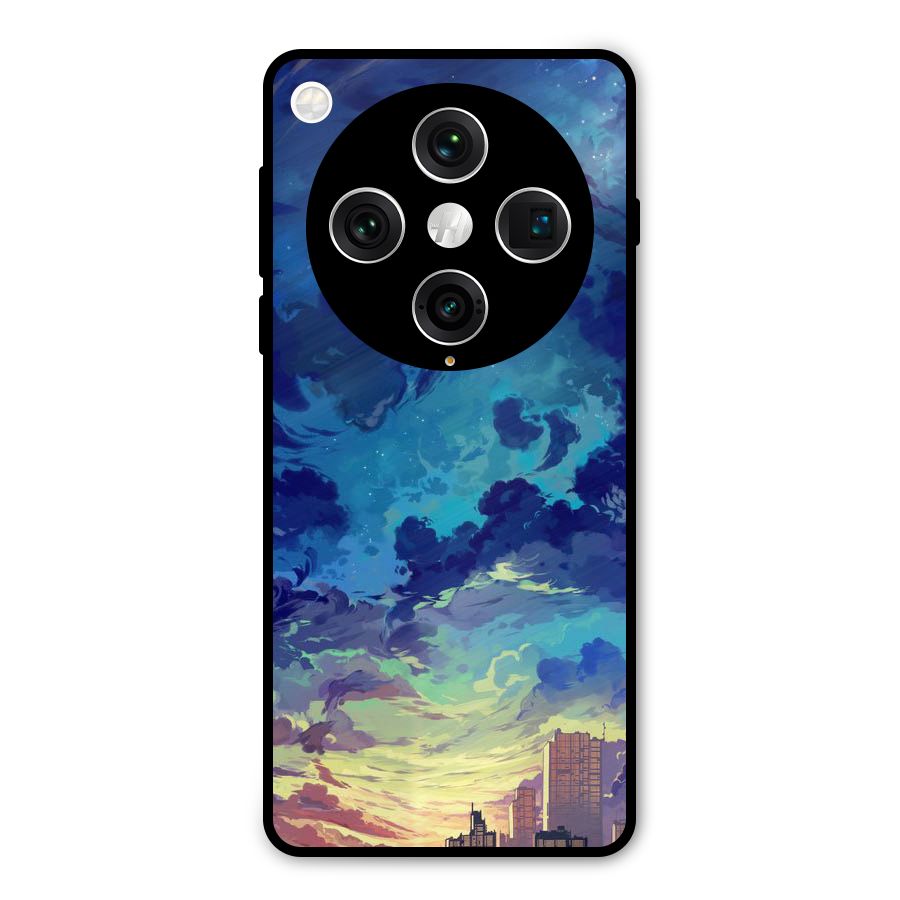 Cloud Art Metal Back Case for Oppo Find X8 Pro
