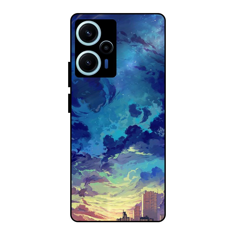 Cloud Art Metal Back Case for Poco F5